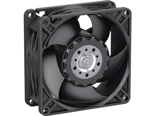 ebm-papst 8314 NN, Vifte, 8 cm, 3700 RPM, 56 m³/t, Sort