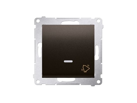 Kontakt-Simon DD1L.01/46, Painikekytkin, Muovi, Pronssi, IP20, IP44, 250 V, 10 A