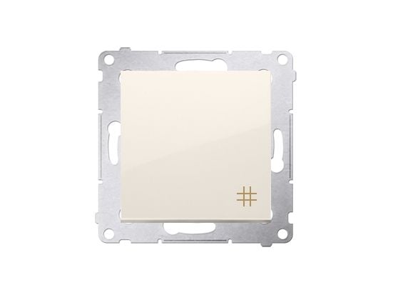 Kontakt-Simon DW7A.01/41, Muovi, Valkoinen, IP20, IP44, 250 V, 16 A, 75 mm