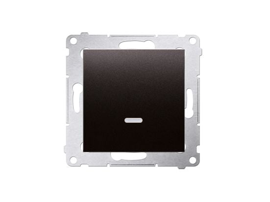 Kontakt-Simon DW1L.01/48, Plast, Anthracit, IP20, IP44, 250 V, 10 A, 75 mm Kontakt-Simon DW1L.01/48, Plast, Anthracit, IP20, IP44, 250 V, 10 A, 75 mm