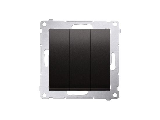 Kontakt-Simon DW31.01/48, Plast, Anthracit, IP20, 250 V, 10 A, 75 mm