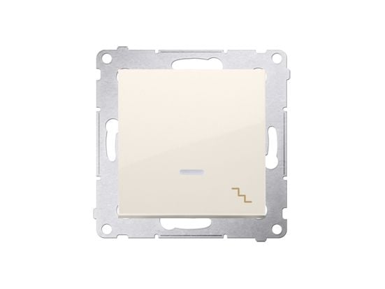 Kontakt-Simon DW6L.01/41, Muovi, Valkoinen, IP20, IP44, 250 V, 10 A, 75 mm
