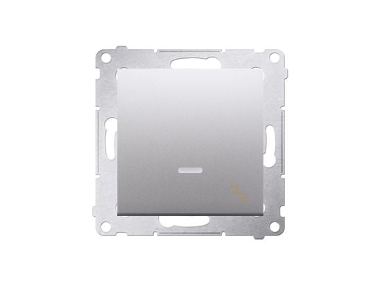 Kontakt-Simon DW6L.01/43, Muovi, Hopea, IP20, IP44, 250 V, 10 A, 75 mm