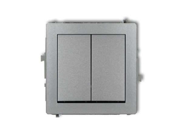 Karlik 7DWP-2, Pintakytkin, Hopea, IP20, IP44, 250 V, 10 A