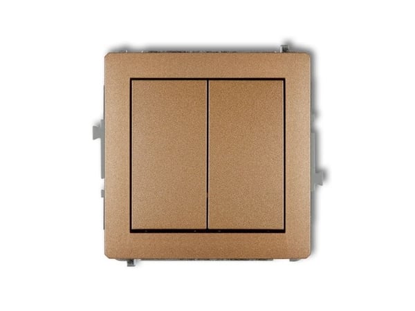 Karlik 8DWP-2, Nivåbrytare, Guld, IP20, IP44, 250 V, 10 A