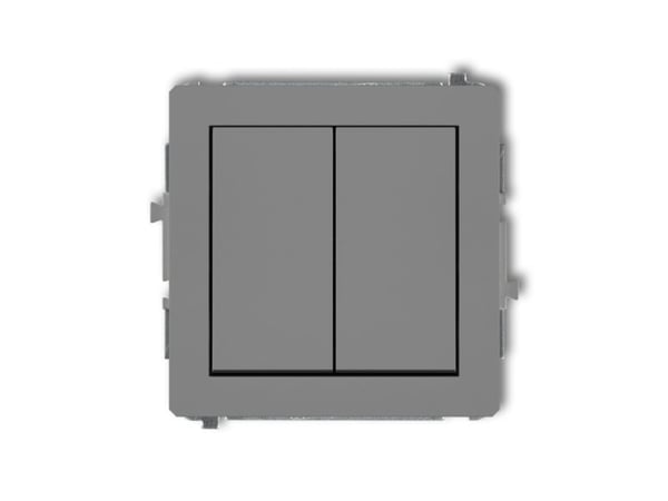 Karlik 27DWP-2, Tasokosketin, Harmaa, IP20, IP44, 250 V, 10 A