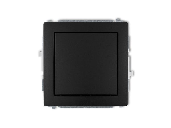 Karlik 12DWP-1, Pintakytkin, Musta, IP20, IP44, 250 V, 10 A