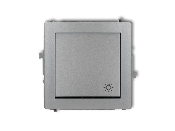 Karlik 7DWP-5, Painikekytkin, Hopea, IP20, IP44, 250 V, 10 A