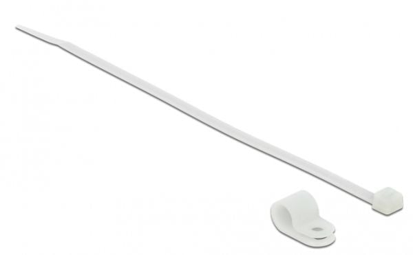 Delock - Kabelbinder - 20 cm - vit