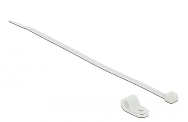 Delock - Kabelbinder - 20 cm - vit