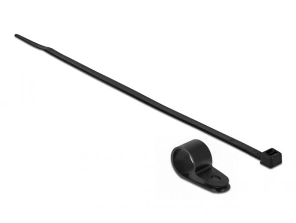 Delock - Kaapelinsidontasarja - 35 cm - musta
