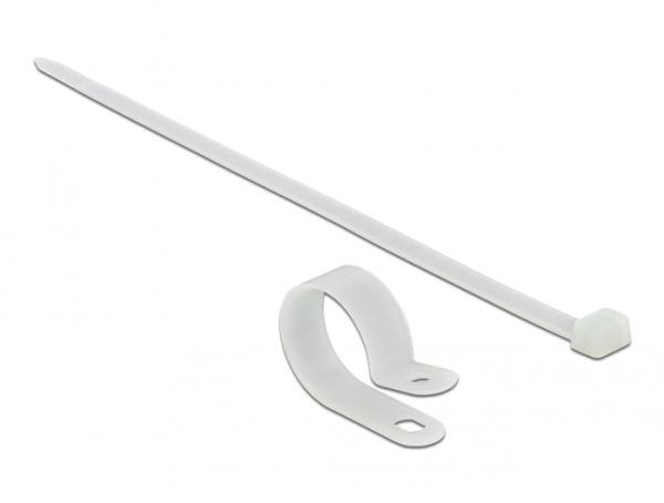 Delock - Kabelbinder - 30 cm - vit