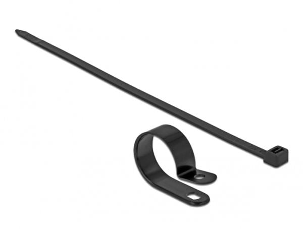Delock - Kaapelinsidontasarja - 30 cm - musta