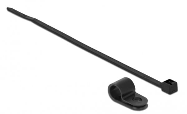 Delock - Kabelbinder - 20 cm - svart