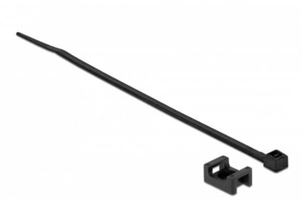 Delock - Kabelbinder - 20 cm - svart