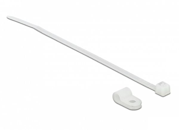 Delock - Kabelbinder - 15 cm - vit