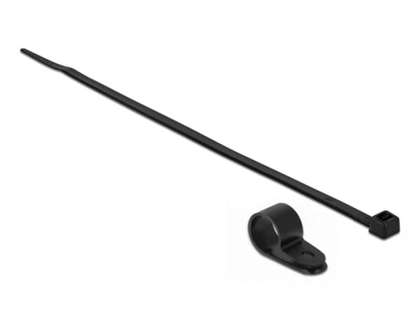 Delock - Kaapelinsidontasarja - 30 cm - musta