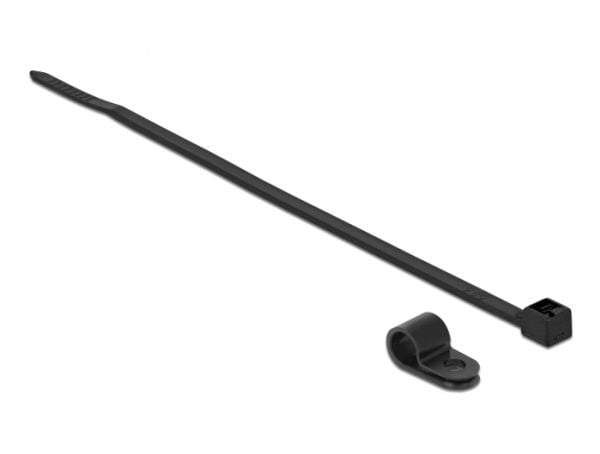 Delock - Kabelbinder - 20 cm - svart