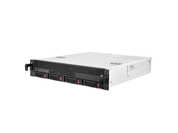 SilverStone RM21-304 - Kan monteras i rack 2U - micro ATX - ingen strömförsörjning (ATX / PS/2) - USB