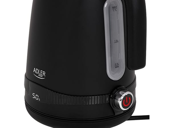 Adler kettle 1.7L steel kettle with LCD & AD 1295b temperature control