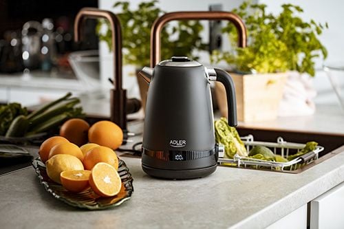 Adler kettle 1.7L steel kettle with LCD & AD 1295b temperature control
