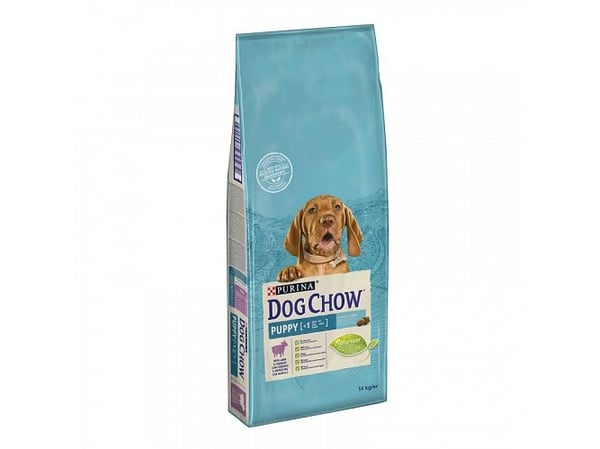 Purina dog chow puppy lamb, pentu, 15kg