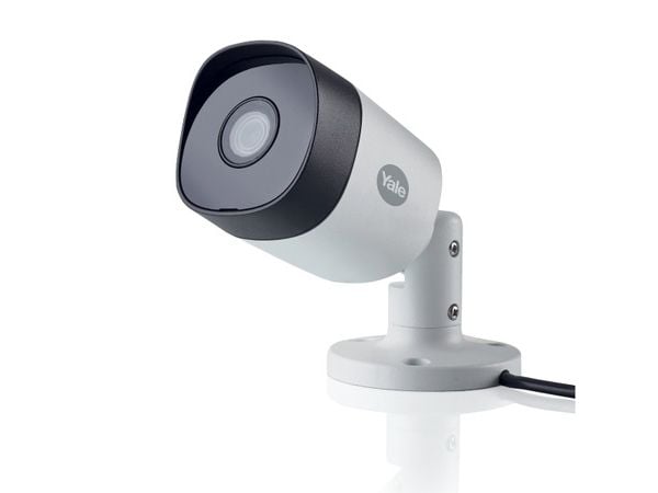 Yale 4 Camera Kit, Koblet med ledninger (ikke trådløs), Boks, BNC, Utendørs, 18 m, 90°