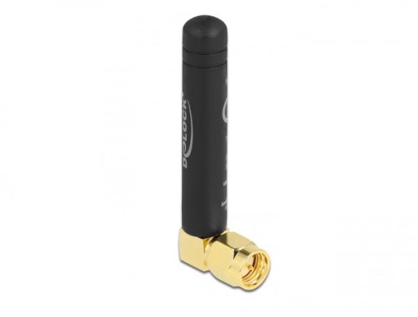 Delock - Antenne - 4.86 cm - Smart Home, LPWAN - 1.6 dBi - rundtstrålende - utendørs, innendørs - svart