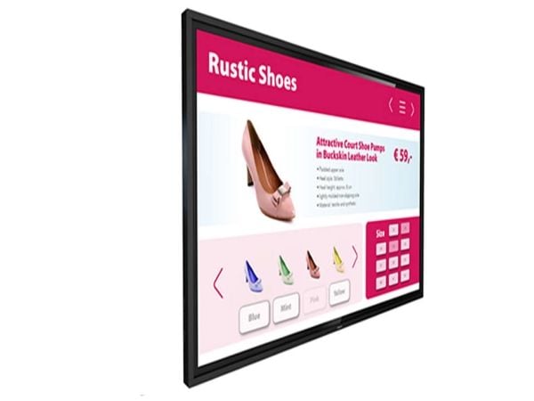 Philips 43BDL3651T - 43" Diagonalklasse T-Line LED-bakgrunnsbelyst LCD-skjerm - intelligent skilting - med pekeskjerm (multiberørings) - 4K UHD (21...