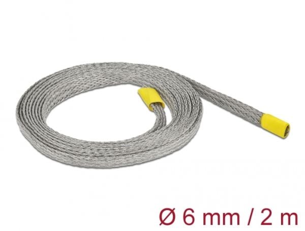 Delock - Flätad ärm - sträckbar - 2 m