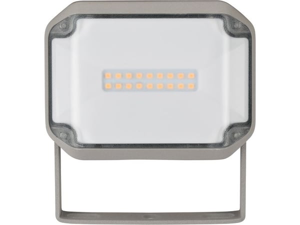 Brennenstuhl AL 1050 - Flomlys - LED - 10 W - klasse E - varmt hvitt lys - 3000 K - flat - grå