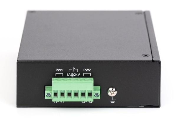 DIGITUS DN-651108 - Switch - industrial, gigabit - ikke-styrt - 8 x 10/100/1000 - DIN-skinnemonterbar