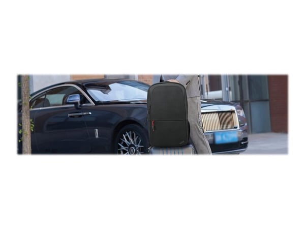 Lenovo ThinkPad Essential (Eco) - Notebookryggsekk - 16" - svart med røde aksenter