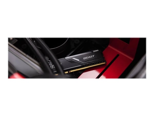 Kingston FURY Beast - DDR4 - modul - 16 GB - DIMM 288-pin - 3200 MHz / PC4-25600 - CL16 - 1.35 V - ikke-bufret - ikke-ECC - svart