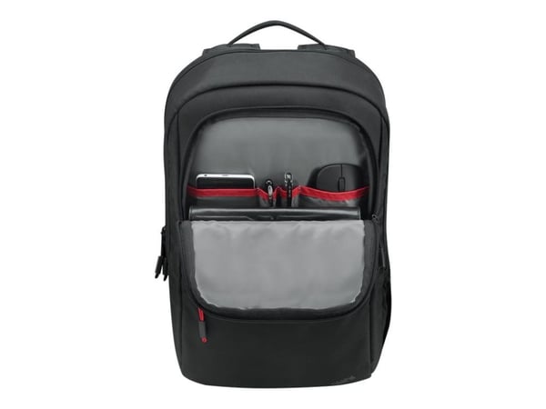 Lenovo ThinkPad Essential (Eco) - Notebookryggsekk - 16" - svart med røde aksenter