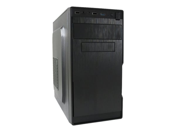 LC Power 2014MB - Tower - mikro ATX - ingen strømforsyning - svart - USB/lyd