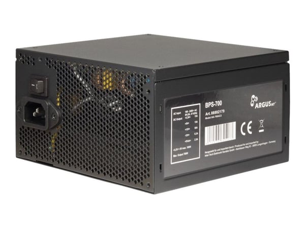 Argus BPS-700 - Nätaggregat (intern) - ATX12V 2.4 - 80 PLUS Bronze - AC 100/240 V - 700 Watt - aktive PFC