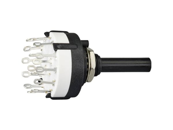 TRU COMPONENTS TC-9415604 SR26A4-4-3-R-29 dreiekontakt 250 V 150 mA 12 x 30° 1 stk