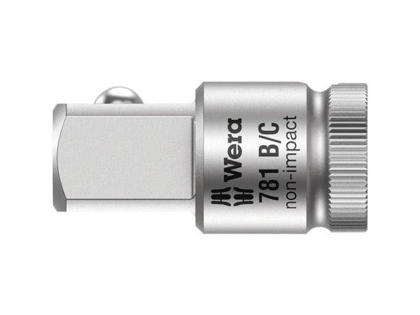 Wera 781 B/C 05042673001 Sokkelbitsinnsats Drive (skrutrekker) 3/8 Utgang Ekstern firkant 1 stk.