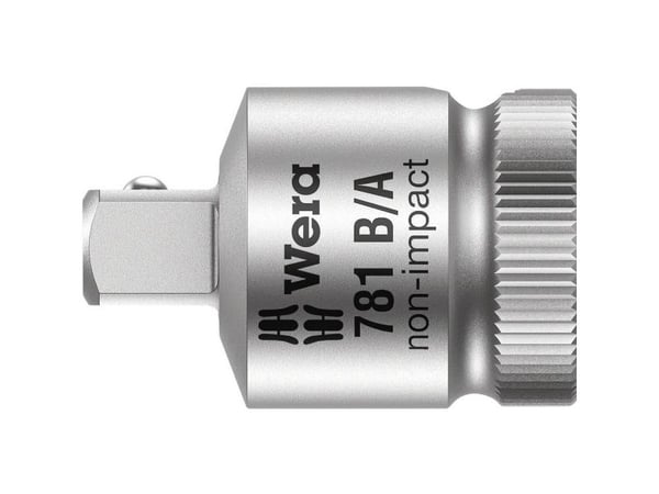 Wera 781 B/A 05042672001 Sokkelbitsinnsats Drive (skrutrekker) 3/8 Uttak 1/4 (6,3 mm), Utvendig firkant 1 stk.