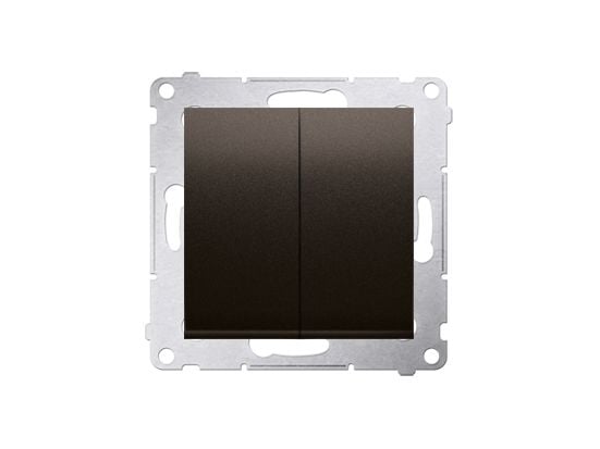Kontakt-Simon DW5A.01/46, Plast, Pronssi, IP20, IP44, 250 V, 16 A, 75 mm