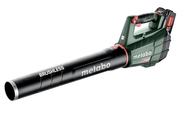Metabo LB 18 LTX BL - Løvblåser - trådløs - 18 V - 5.2 Ah - 2 batterier - 0-20300 rpm - 650 m³/t - 150 km/h - 2.8 kg