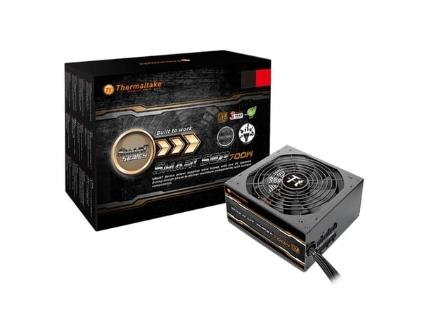 Thermaltake SPS-0700AH3CKW, 700 W, 230 V, 50 Hz, 9 A, Aktiv, 86%