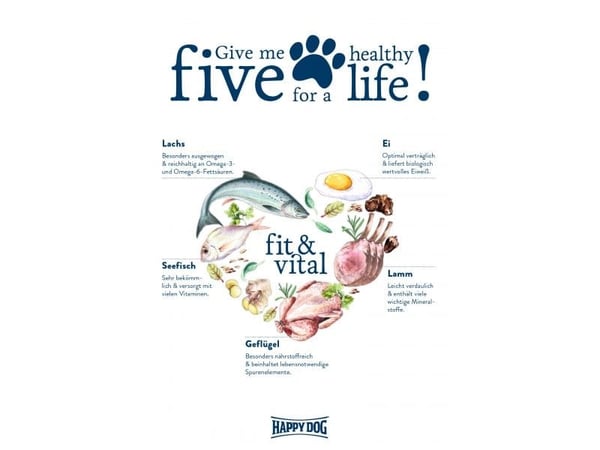 Happy Dog Supreme Fit&amp;Vital Maxi Adult, fôr til voksne hunder, 14 kg