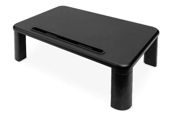 DIGITUS Ergonomic Monitor Riser - Stativ - for Skjerm - svart