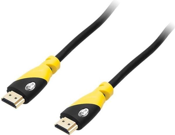 Blow Yellow - HDMI-kabel - HDMI hann til HDMI hann - 5 m - 4K-støtte, støtte for Dolby DTS-HD Master Audio, støtte for Dolby TrueHD