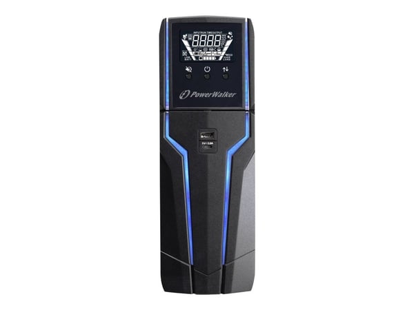 PowerWalker VI 1000 GXB IEC - UPS - AC 162 - 290 V - 600 Watt - 1000 VA - 9 At - USB - utgangskontakter: 8