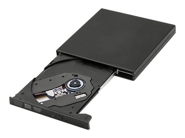 Qoltec - Platestasjon - DVD±RW (±R DL) - 8x - USB 2.0 - ekstern - svart