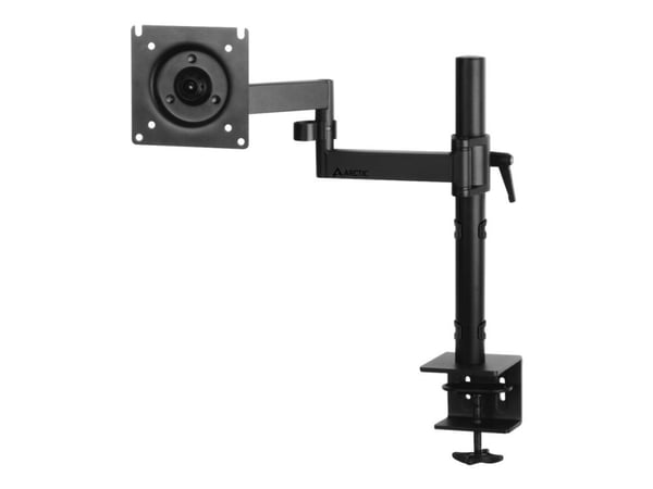 ARCTIC X1 - Monteringssett (leddarm, klemme, VESA-adapter) - for Skjerm - stål, sink-legering - matt svart - skjermstørrelse: inntil 43" / 49' (ult...