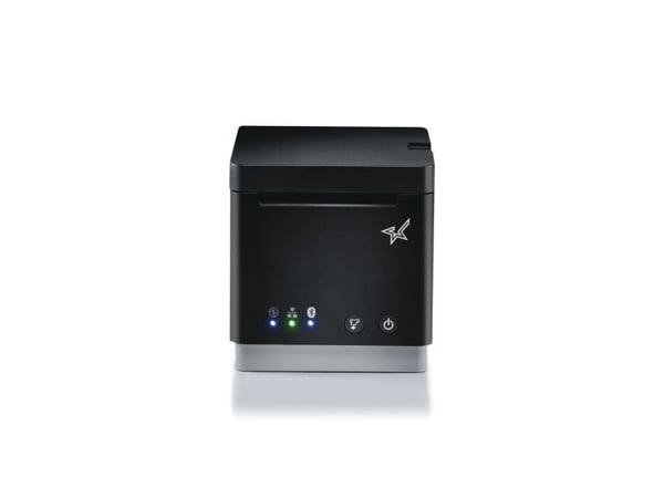 Star mC-Print2 MCP21 LB BK E+U - Kvitteringsskriver - direktetermisk - Rull (5,8 cm) - 203 dpi - inntil 100 mm/sek - USB, LAN, Bluetooth, USB-vert,...